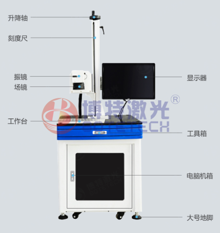 電子元器件激光打標機